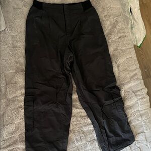 Free People Free Movement Black Cargo Pants
